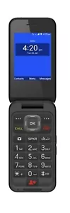 Telstra ZTE Flip 4-Suits Rural-Blue Tick-Free Sim Card-Easy To Use+See-Free Post - Picture 1 of 4