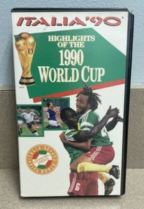 Italia '90 Highlights of the 1990 World Cup VHS Tape Soccer Futbol - Picture 1 of 4