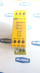 Relé de seguridad PILZ PNOZ X5 24VACDC 2n/o relé 24VAC DC nuevo stock antiguo - Imagen 1 de 6
