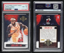 2013-14 Panini Court Kings Masterpieces /175 LeBron James #16 PSA 8