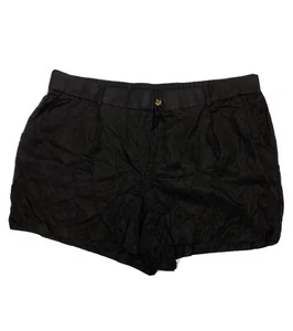 NWT Torrid Women Plus Size 26 (Measure 45x4) Black Elastic Waist Shorts - Picture 1 of 7