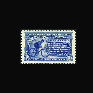 USA Special Delivery Stamp- Mint OG&NH, VF/XF S#E10a Jumbo Margins with very dee - Picture 1 of 1