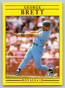1991 Fleer  George Brett 552