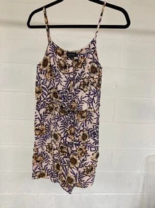 new with tag Topshop Women’s Sunflower Mini Dress Size 4 - Picture 1 of 3