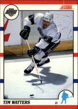 1990-91 Score Canadian Hockey #204 Tim Watters