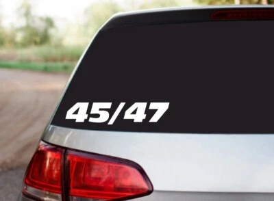 Trump 45 47 President Truck Car Tumbler Vinyl Decal Sticker