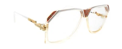 New Authentic Rare Cazal MOD 186 COL285  Germany 80s Vintage White Eyeglasses - Image 1 of 4