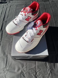 New Balance 550 rosso bianco taglia 10,5 - Foto 1 di 4