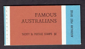 AUSTRALIA #446a-449a complete booklet FAMOUS AUSTRALIANS mnh 1968 - Picture 1 of 1