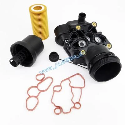 Oil Filter Housing Oil Connector Oil Filter Engine Lubrication for Audi A3 A4 TT VW Golf - Image 1 of 4