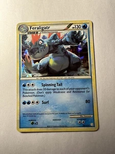 Pokemon Card - Feraligatr 20/123 Cracked Ice Holo Deck Exclusives HGSS Holo Rare - Imagen 1 de 2