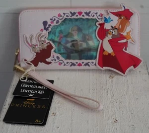 Loungefly Disney Dornröschen Lenticular Portrait Zip Geldbörse - Bild 1 von 5