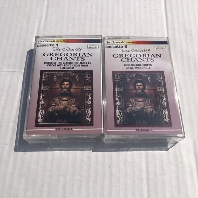 the best of gregorian chants 2 cassettes - Image 1 of 4