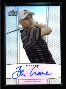 BEN CRANE 2011 LEAF GOLF SILVER PRISMATIC AUTOGRAPH AUTO #/99 BA2143 - Picture 1 of 1