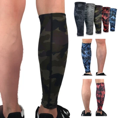 Sports Protection Calf Leg Warmer Leg Sleeve Support Basketball Football - Image 1 of 4