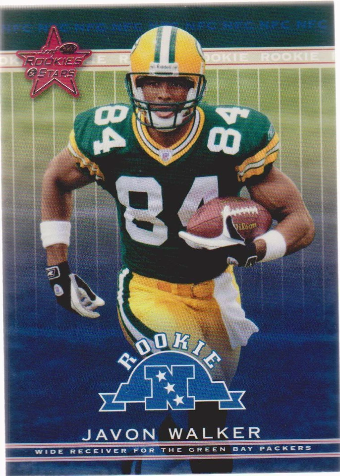 2002 LEAF ROOKIES & STARS #183 JAVON WALKER ROOKIE - Image 1 of 1