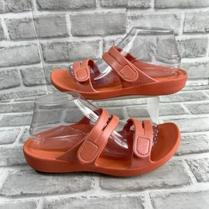 Aetrex Janey Sport Women's Size 9 Coral Adjustable Straps Casual Slip On Sandal - Picture 1 of 13