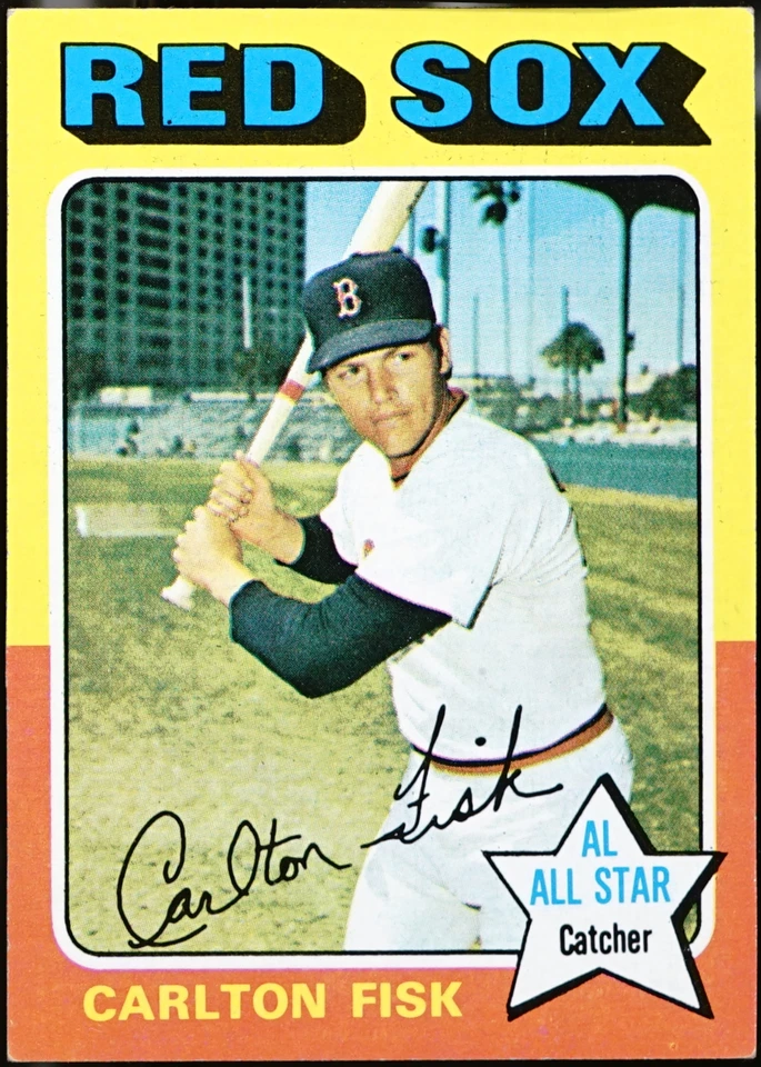 1975 Topps Baseball Carlton Fisk #80 VG - Image 1 of 1