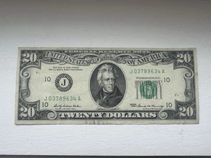 1969C $20 Twenty Dollar Bill Federal Reserve Note Vintage United States - Picture 1 of 3