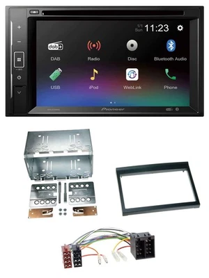 Pioneer Bluetooth MP3 USB 2DIN DAB DVD Autoradio für Porsche 911, 996 (97-06) - Bild 1 von 4
