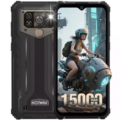 HOTWAV W10 Outdoor Smartphone 15000mAh GPS/Face ID Dual SIM 4G Handy 4GB+32GB - Bild 1 von 4