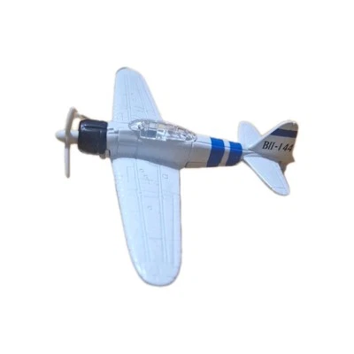 Maisto Mitsubishi Zero Fighter Plane Diecast White Blue B2-I44  Propeller - Image 1 of 4