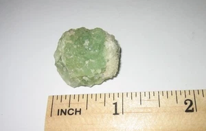 0.9" RARE LOCALITY BEAUTIFUL NATURAL PREHNITE CRYSTAL CLUSTER VIRGINIA USA 12.1g - Picture 1 of 5