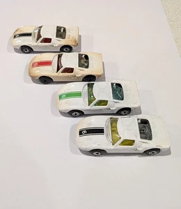 4 RARE Hungarian Matchbox Superfast #41 FORD GT's 1977 HUNGARY VARIATIONS 1970 - Picture 1 of 6