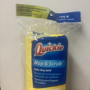 Quickie Mop & Scrub Roller Mop Refill Type M Fits Mop #058MB & 0588MB - Picture 1 of 2