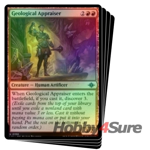 Foil Geological Appraiser X4 M/NM Magic MTG The Lost Caverns Of Ixalan - Image 1 of 1