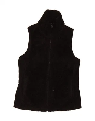 CHAPS Womens Fleece Gilet UK 16 Large Black Polyester BT10 - Image 1 of 3