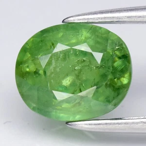 💎 1.33ct 6.5x5.5mm Oval Natural Green Demantoid Garnet - Madagascar Gem - Picture 1 of 4