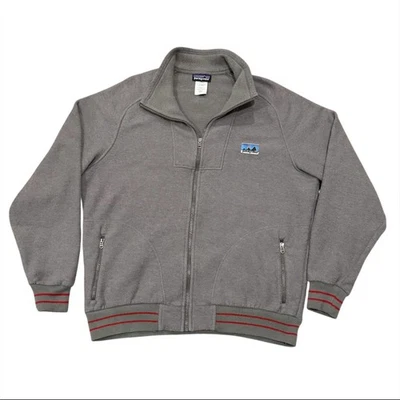 VTG Patagonia Fleece Mens Large Grey Phils Wool Blend Jacket Sweatshirt Full Zip - Image 1 of 4