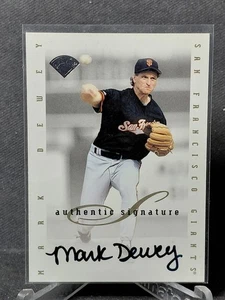 1996 Leaf Signature Series Mark Dewey Extended Series Autographs #NNO Auto - Picture 1 of 2