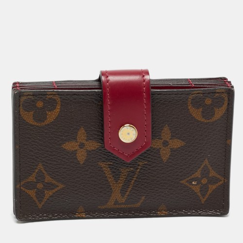 LOUIS VUITTON（LV） Louis Vuitton porta biglietti da visita in tela con monogramma