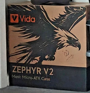 PC Komputer Gaming Case z 4 x wentylatorami RGB - Vida Zephyr v2 - Zdjęcie 1 z 14