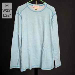 Suéter Tommy Bahama Para Hombre Mediano M Azul Reversible Manga Larga Pullover Crew - Imagen 1 de 7