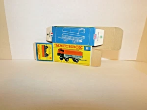 MATCHBOX REG. WHEEL NO. 2-D MERCEDES TRILER EMPTY 'F' TYPE BOX ONLY - Picture 1 of 2