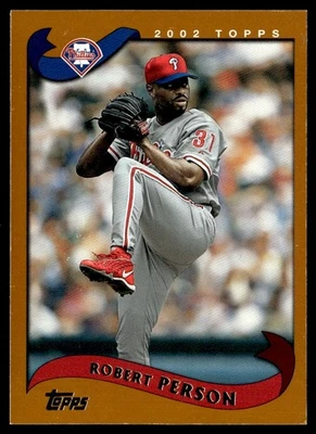 2002 Topps Robert Person Philadelphia Phillies #394 - Image 1 of 2