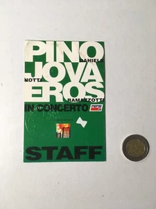 PINO DANIELE-JOVANOTTI-EROS RAMAZZOTTI IN CONCERTO - PASS STAFF - Foto 1 di 2