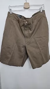 New St. John Bay Deep Camel Classic Fit Shorts Size 38 - Picture 1 of 6