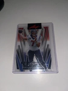 cj stroud pre production 1/1 leaf metal RARE - Picture 1 of 2
