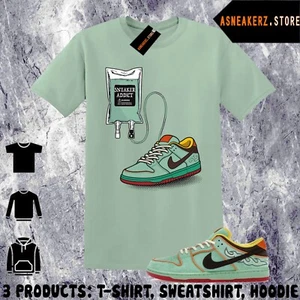 Tee Shirt Matching Dunk Low Rodeo Tourmaline Match Sneaker Sneakerhead Therapy - Picture 1 of 2