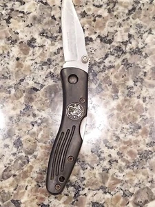 RARE Smith & Wesson Cuttin Horse Ch009 Folding Pocket Knife Combo Lockback Black - Picture 1 of 4