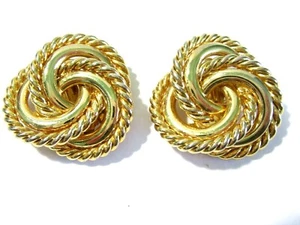 SMOOTH AND TEXTURED KNOT SHOE CLIPS SMALL VINTAGE - Picture 1 of 2