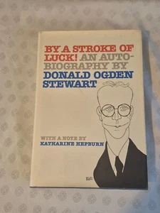 By a Stroke of Luck! An Autobiography by Stewart, Donald Ogden Hardback Book The - Picture 1 of 8