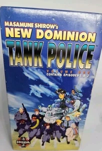 New Dominion Tank Police V. 1 (VHS, 1995, Original Japanese Dubbed English) - Picture 1 of 4