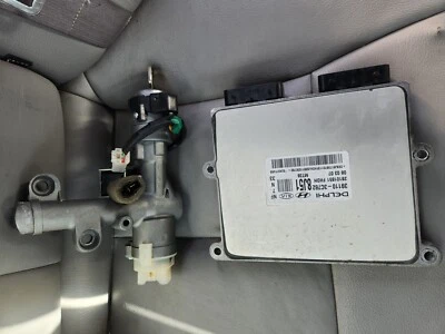 08 09 10 Interruptor de encendido Hyundai Sonata con llave y ECU ECM OEM V6 3.3 a juego Foto 1 de 4