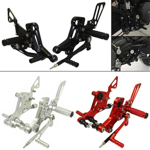 Adjustable Rearsets Foot Pegs Rear Set For DUCATI Monster 696 795 796 1100 S EVO - Picture 1 of 16