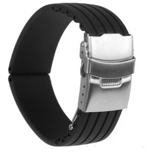 Chiusura Cinturino Impermeabile 18 Mm Fibbia Pieghevole Orologio 18mm - Foto 1 di 5